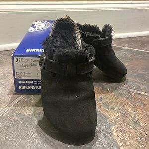 Birkenstock Boston Shearling slipper shoes
